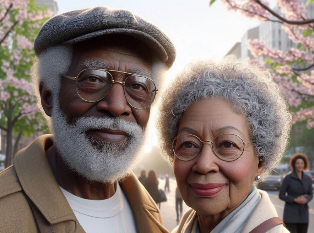 an old black couple attending an event | African American Midwest Events
