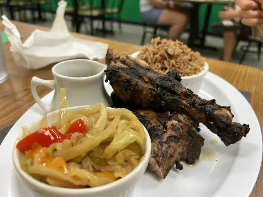 Yard Vybz Nyaminz flavorful Caribbean cuisine.