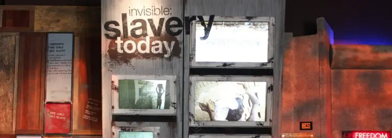 Invisible Slavery Today Exhibit National Underground Freedom Center at the National Underground Freedom Center