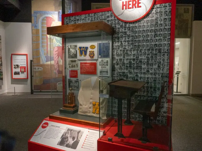 Lockland Wayne High School exhibit at the Cincinnati Museum Center