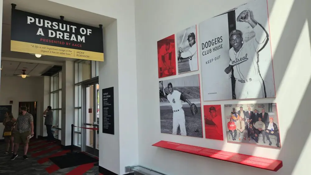 Pursuit of a Dream exhibit at the Cincinnati Reds Hall of Fame and Museum
