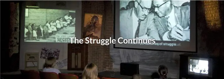 The Struggle Continues Exhibit at the National Underground Freedom Center