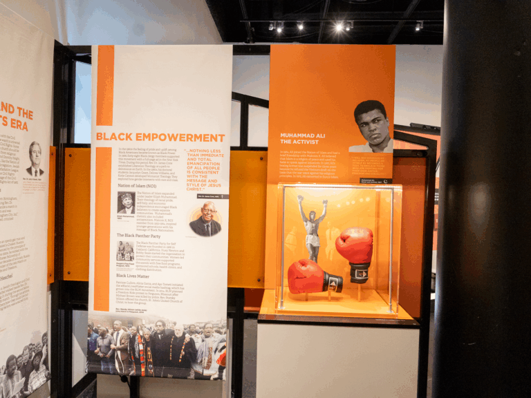 Faith and (in)Justice exhibit at the Freedom Center