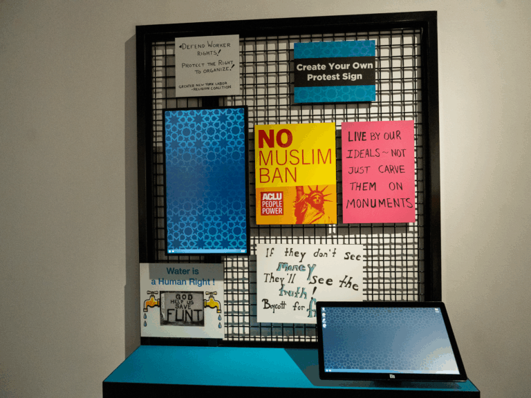 Faith and (in)Justice exhibit at the Freedom Center