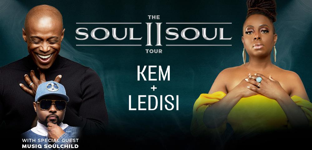 Kem and Ledisi Soul II Soul tour photo