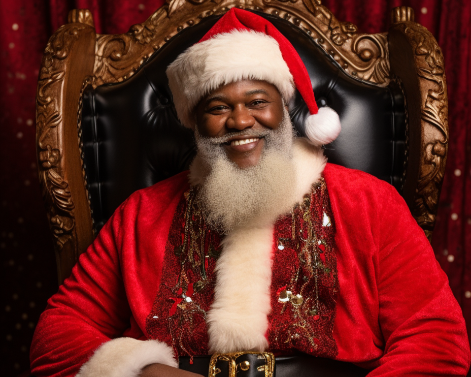 black santa